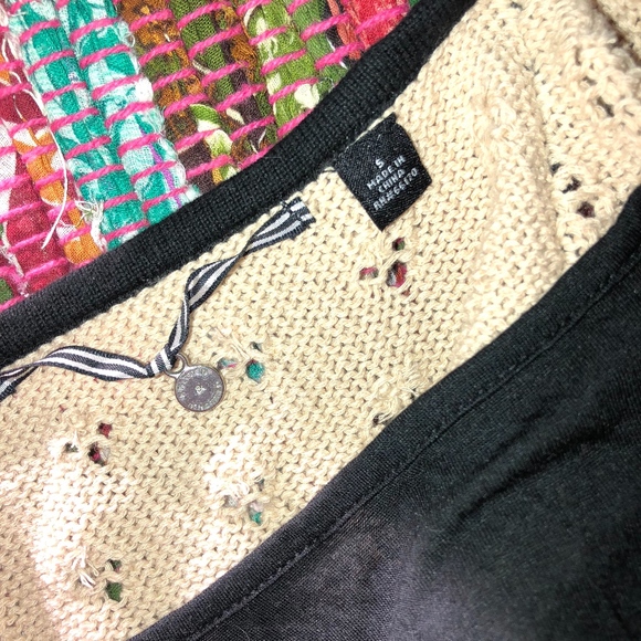 KNITTED & KNOTTED unusual cute layered look dress - Picture 2 of 8